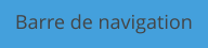 Barre de navigation